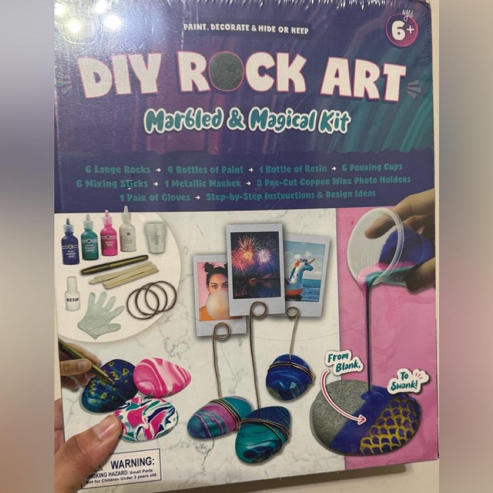 DIY Rock Art Kit - Marbled & Magical